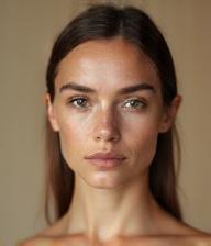 Unretouched portrait